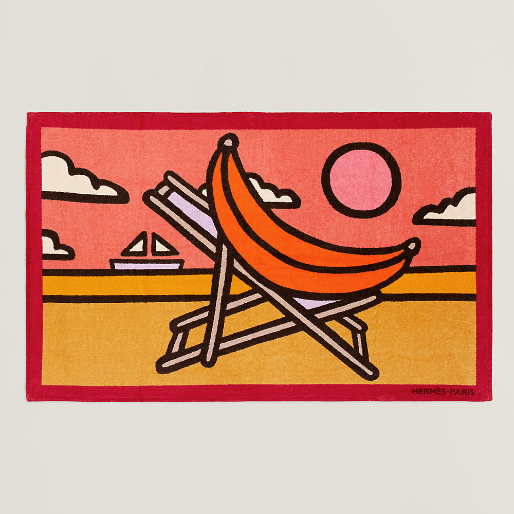 ビーチタオル 《タ・ラ・バナーヌ》 | Hermès - エルメス-公式サイト